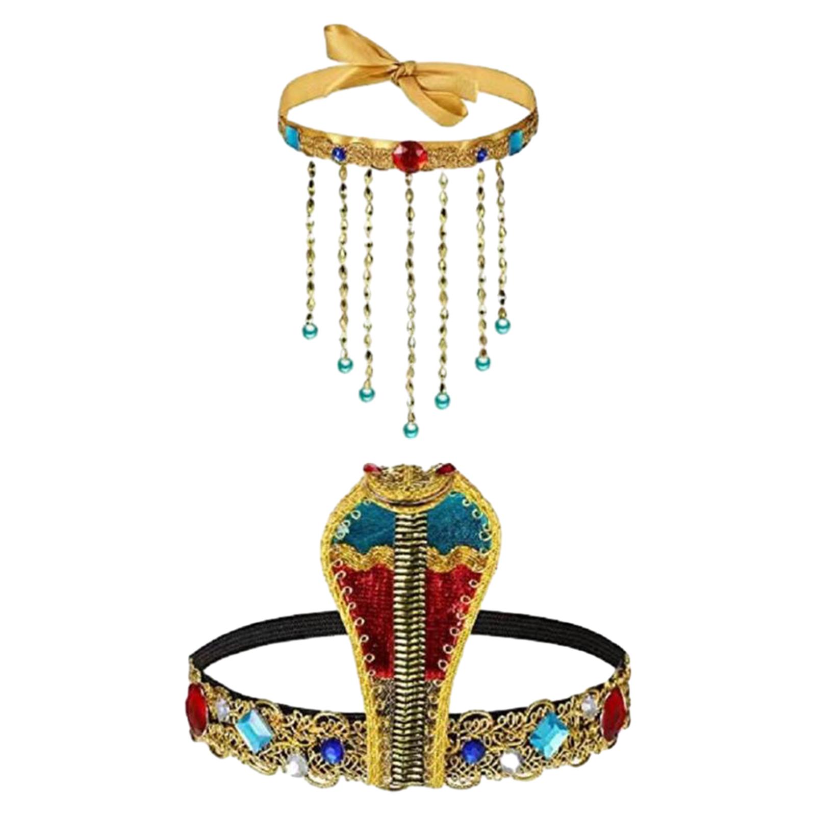 Women Accessories Egypt - 2 Pezzi Accessori per Costumi Egiziani
