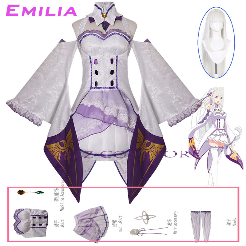 Women Accessories Set - Costume Cosplay di Emilia da Re