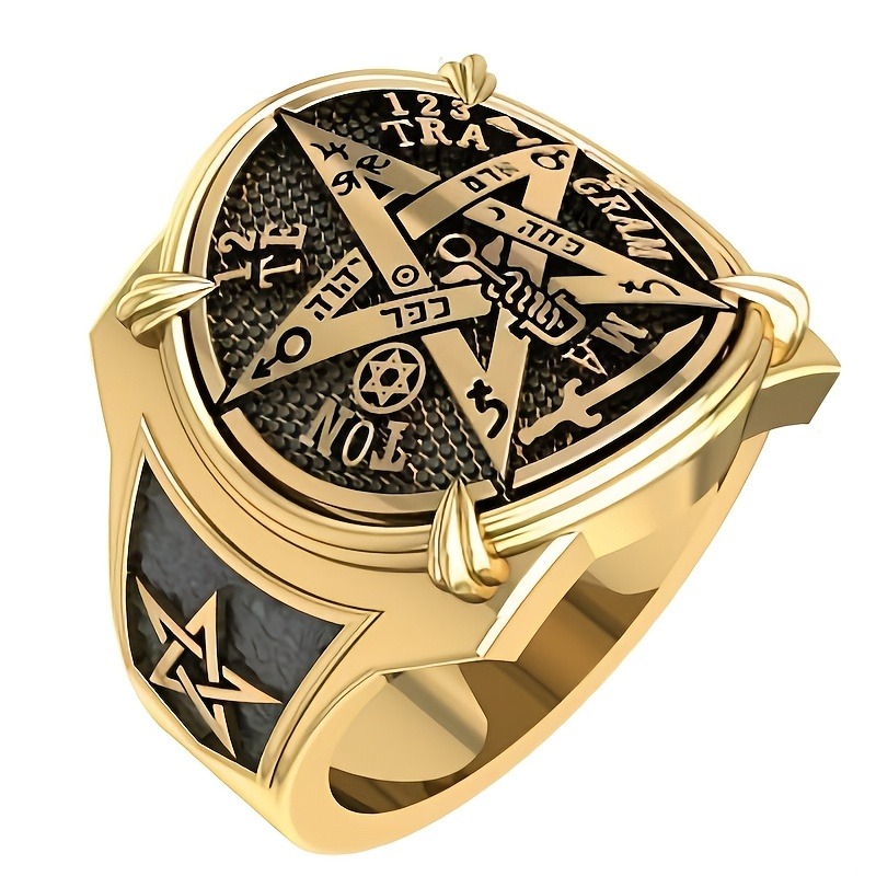 Women Accessories Egypt - Anello singolo con pentagramma egiziano antico