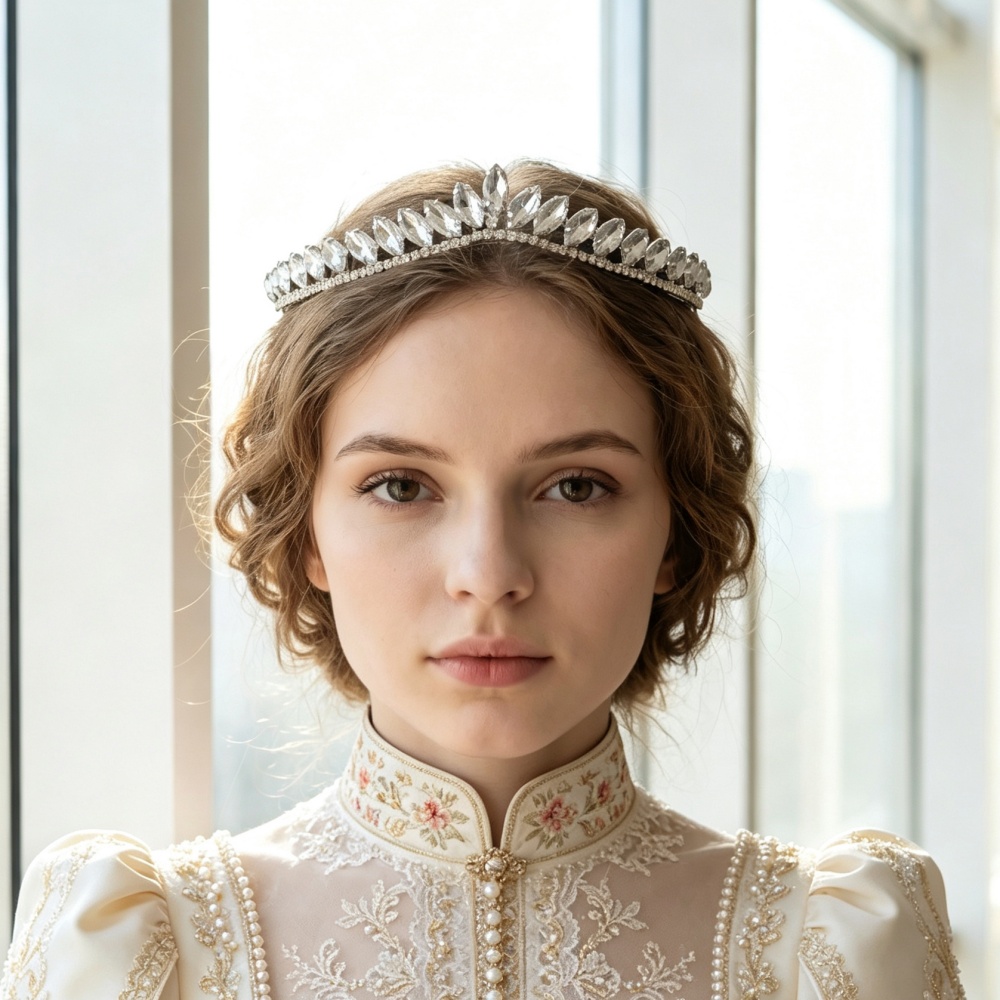 Women'S Wedding Accessories - Tiare minimaliste in cristallo per capelli
