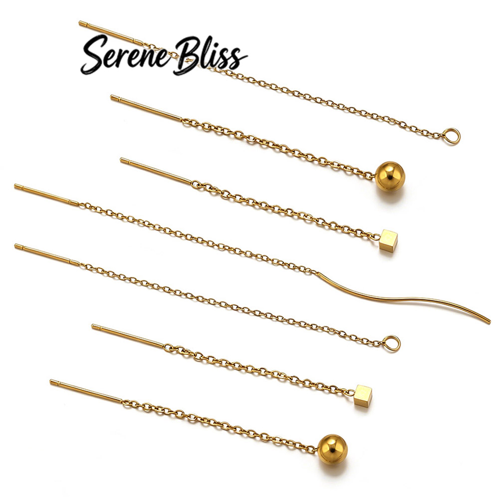 10 pz Orecchini Pendenti a Fil - Women Accessories Chain recensione e prezzo