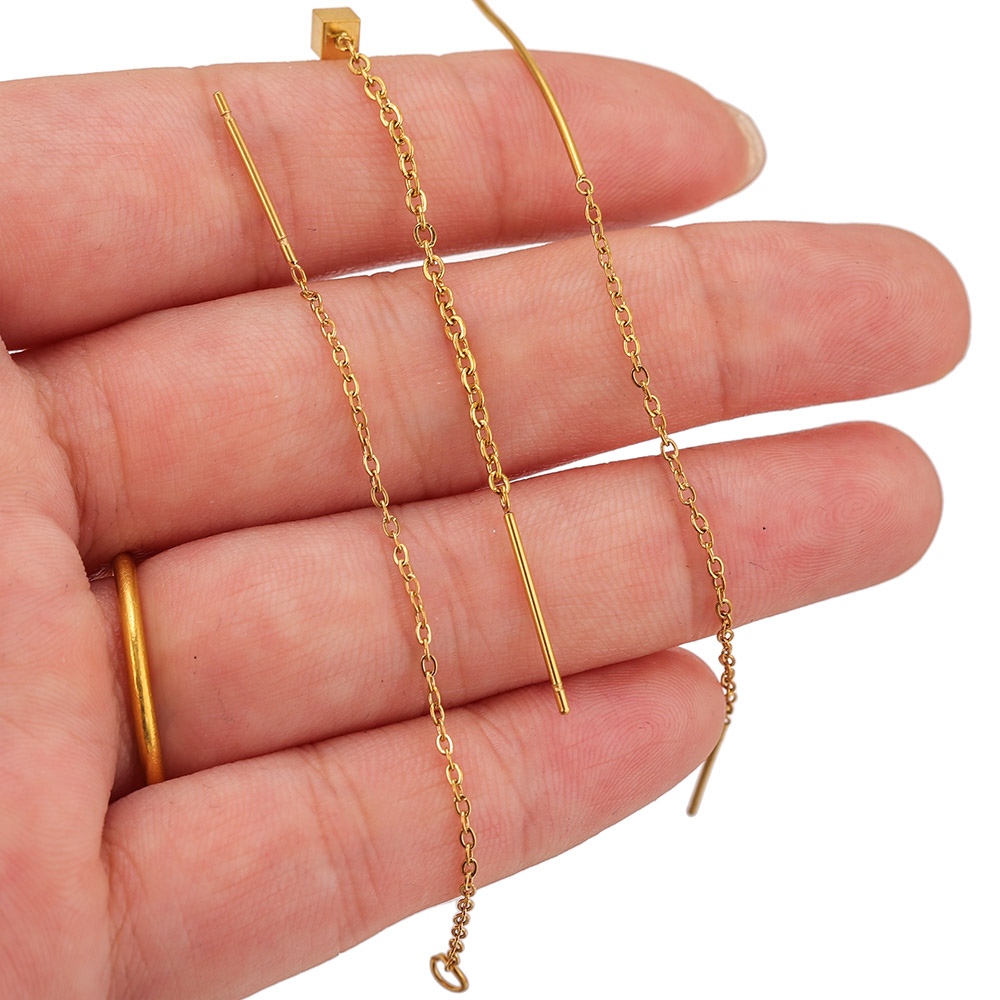 10 pz Orecchini Pendenti a Fil - Women Accessories Chain recensione e prezzo