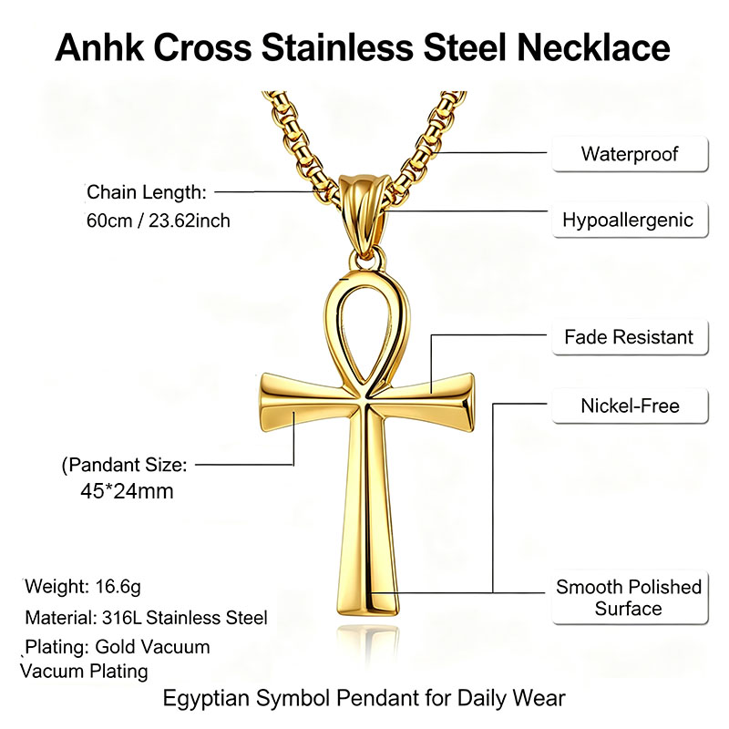 Collana con ciondolo a croce A - Women Accessories Egypt recensione e prezzo