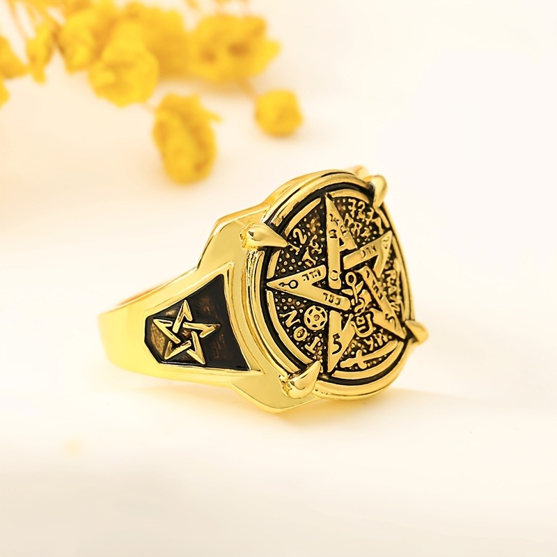Anello singolo con pentagramma - Women Accessories Egypt recensione e prezzo