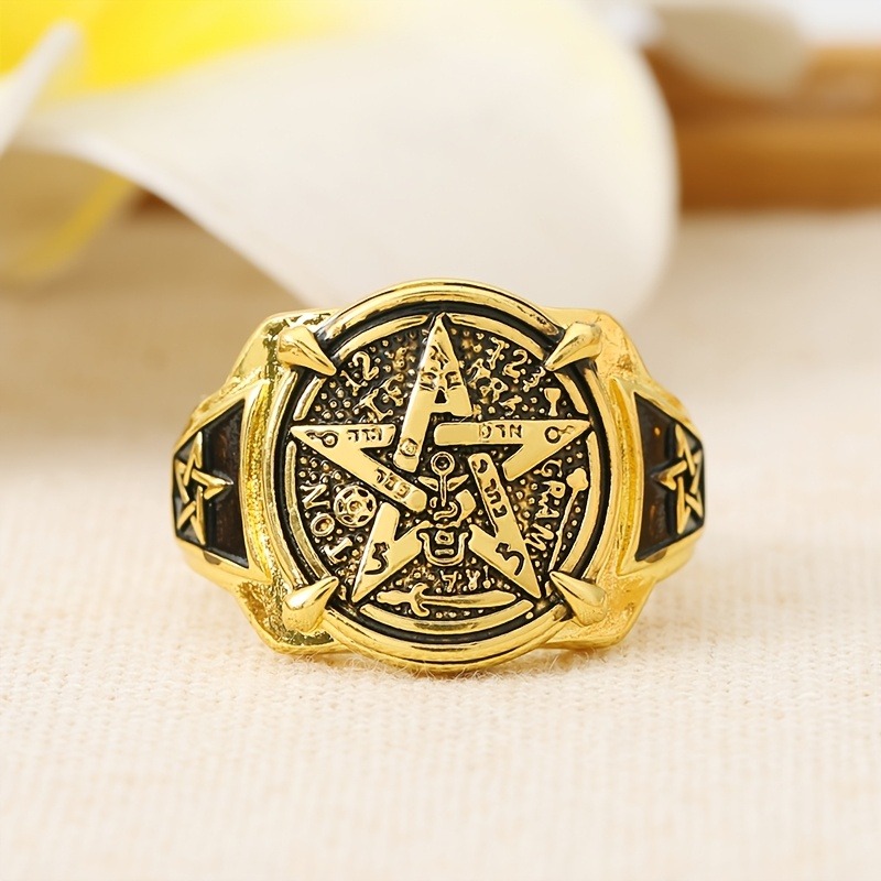 Anello singolo con pentagramma - Women Accessories Egypt recensione e prezzo