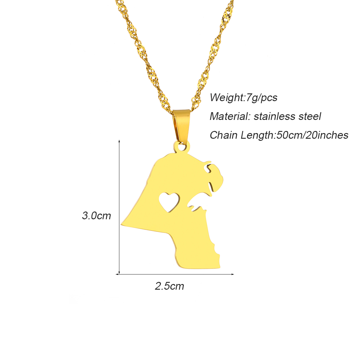 Collana con Pendente a Forma d - Women Accessories Kuwait recensione e prezzo